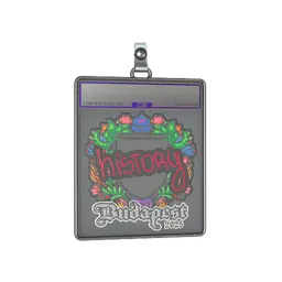 Sticker Slab | History (Embroidered) | Budapest 2025