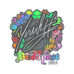 Sticker | yuurih (Holo) | Budapest 2025