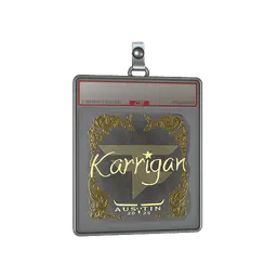 Sticker Slab | karrigan (Gold) | Austin 2025