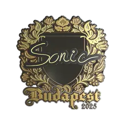 Sticker | Sonic (Gold) | Budapest 2025