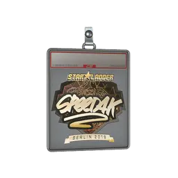Sticker Slab | speed4k (Gold) | Berlin 2019