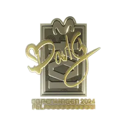 Sticker | dav1g (Gold) | Copenhagen 2024