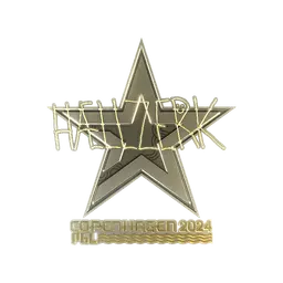 Sticker | hallzerk (Gold) | Copenhagen 2024