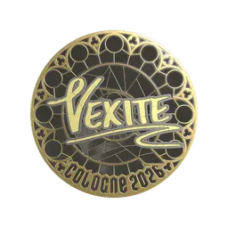 Sticker | vexite (Gold) | Cologne 2026