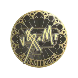 Sticker | v$m (Gold) | Cologne 2026