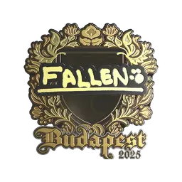 Sticker | FalleN (Gold) | Budapest 2025