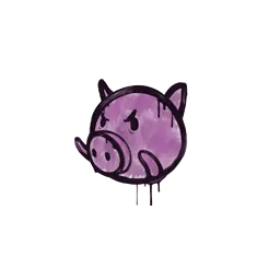 Sealed Graffiti | Piggles (Bazooka Pink)