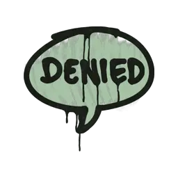 Sealed Graffiti | Denied (Cash Green)