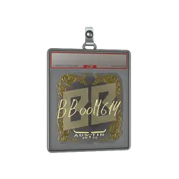 Sticker Slab | Boombl4 (Gold) | Austin 2025