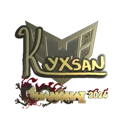 Sticker | kyxsan (Gold) | Shanghai 2024