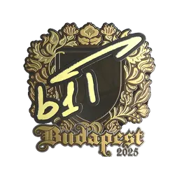Sticker | b1t (Gold) | Budapest 2025