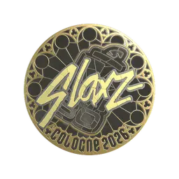 Sticker | slaxz- (Gold) | Cologne 2026