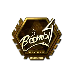 Sticker | Boombl4 (Gold) | London 2018