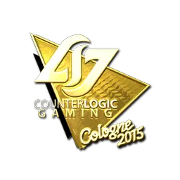 Sticker | Counter Logic Gaming (Gold) | Cologne 2015