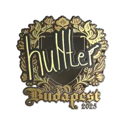Sticker | huNter- (Gold) | Budapest 2025