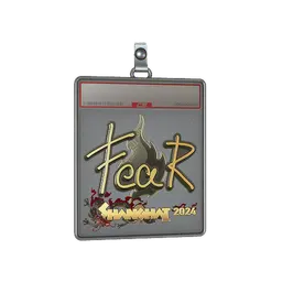 Sticker Slab | fEAR (Gold) | Shanghai 2024
