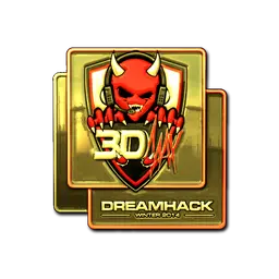 Sticker | 3DMAX (Gold) | DreamHack 2014