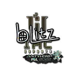 Sticker | bLitz (Glitter) | Antwerp 2022