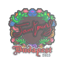 Sticker | JamYoung (Embroidered) | Budapest 2025
