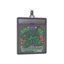 Sticker Slab | skullz (Embroidered) | Budapest 2025