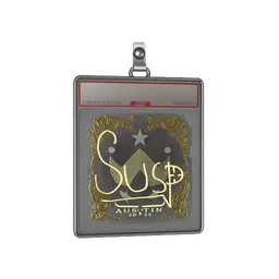 Sticker Slab | susp (Gold) | Austin 2025