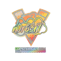 Sticker | n0rb3r7 (Holo) | Copenhagen 2024
