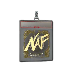 Sticker Slab | NAF (Gold) | Austin 2025