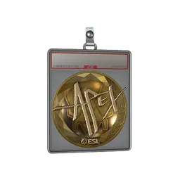 Sticker Slab | apEX (Gold) | Katowice 2019
