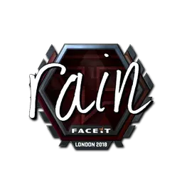 Sticker | rain (Foil) | London 2018