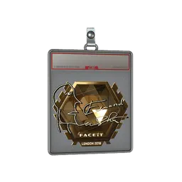 Sticker Slab | Edward (Gold) | London 2018