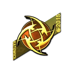 Sticker | Ninjas in Pyjamas (Gold) | Katowice 2015
