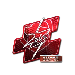 Sticker | Zeus (Foil) | Atlanta 2017