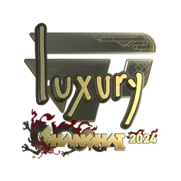 Sticker | lux (Gold) | Shanghai 2024