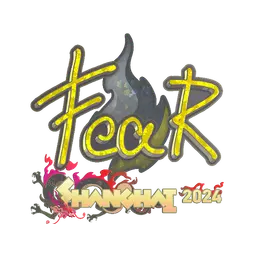 Sticker | fEAR (Glitter) | Shanghai 2024