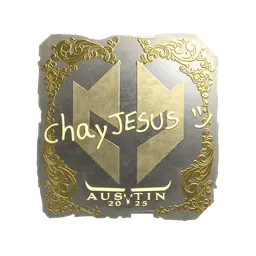 Sticker | chayJESUS (Gold) | Austin 2025