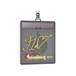 Sticker Slab | 910 (Holo) | Shanghai 2024