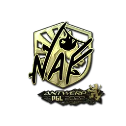 Sticker | NAF (Gold) | Antwerp 2022