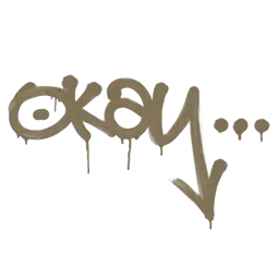 Sealed Graffiti | Okay (Dust Brown)