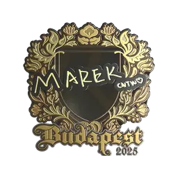 Sticker | Marek (Gold) | Budapest 2025
