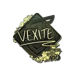 Sticker | vexite (Gold) | Rio 2022