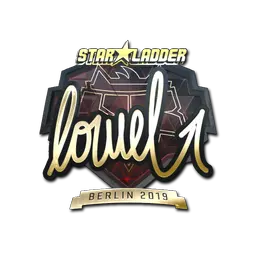 Sticker | loWel (Gold) | Berlin 2019