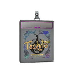 Sticker Slab | Techno4K (Holo) | Austin 2025