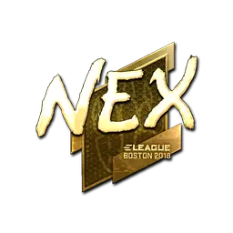Sticker | nex (Gold) | Boston 2018