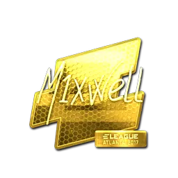 Sticker | mixwell (Gold) | Atlanta 2017