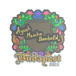 Sticker | mzinho (Embroidered) | Budapest 2025