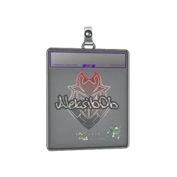 Sticker Slab | Aleksib (Glitter) | Antwerp 2022