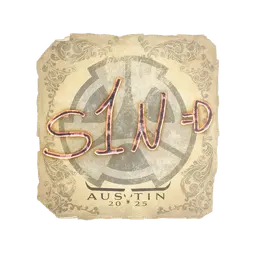 Sticker | s1n | Austin 2025