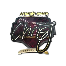 Sticker | chrisJ (Gold) | Berlin 2019
