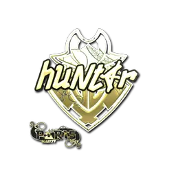 Sticker | huNter- (Gold) | Paris 2023