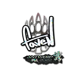 Sticker | faveN (Glitter) | Antwerp 2022